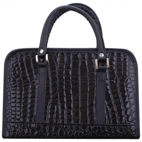 Gigi Chantal Black Faux Alligator Bible Cover BLACK BIBLE COVER
