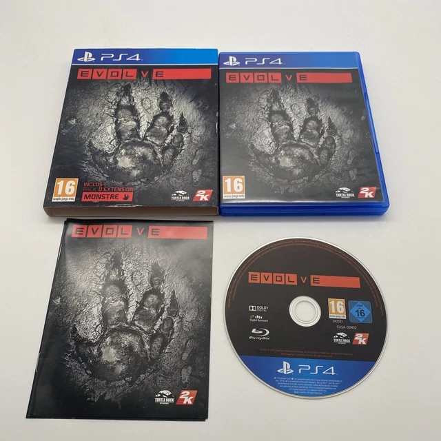 Jeu EVOLVE PS4 - Version PAL France - Sous Blister - État Très Bon - Avec Slipcase