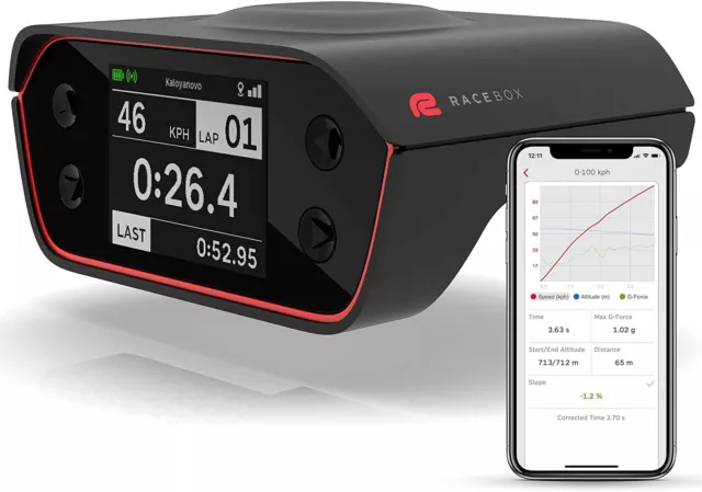 RaceBox Pro GPS Leistungsmesser Datenlogger Laptimer Beschleunigungsmessgerät