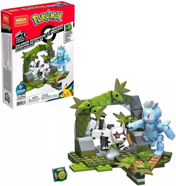 Mega Construx - Pokemon Galarian Zigzagoon vs Machop (BBGVK82)