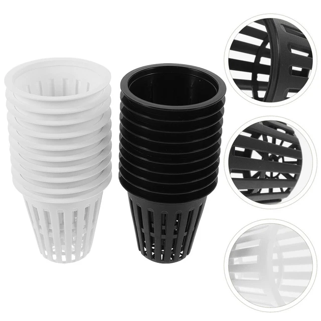 20 pz cesto per piante vaso da fiori plastica fioritrice vaso a rete per orchidee