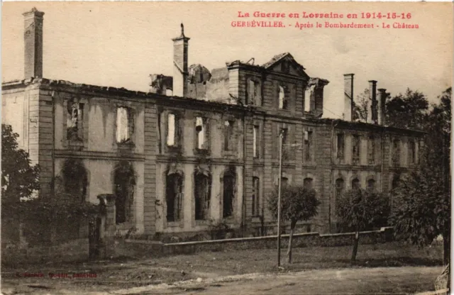 CPA AK Militaire - Gobbler - After the Bombardment - Le Chateau (698351)