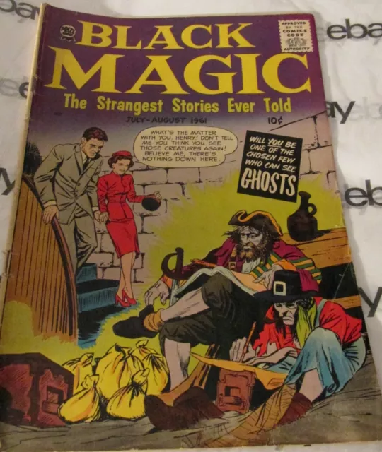 1961 Black Magic The Strangest Stories Ever Told July-Aug 48 (Vol. 8 #3)