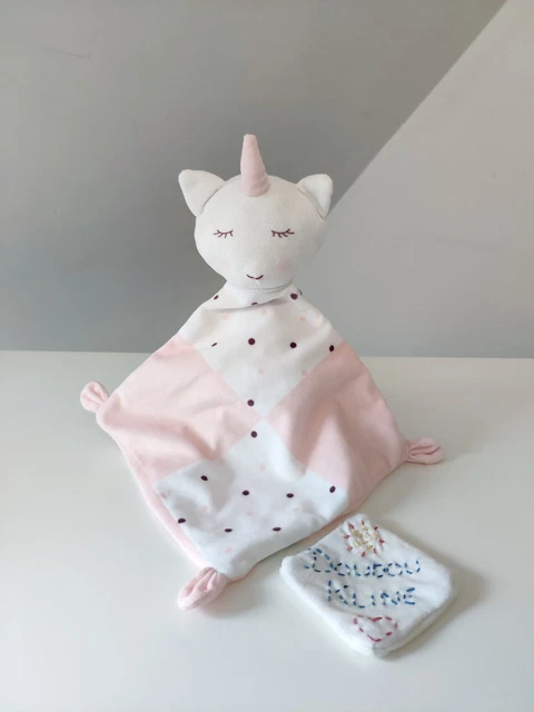 doudou mouchoir licorne