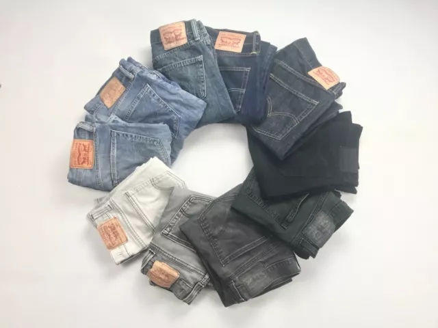 Levi 511 Levis Slim Jeans -W28 W30 W32 W34 W36 W38 Levi's Grado A - Spedizione Gratuita