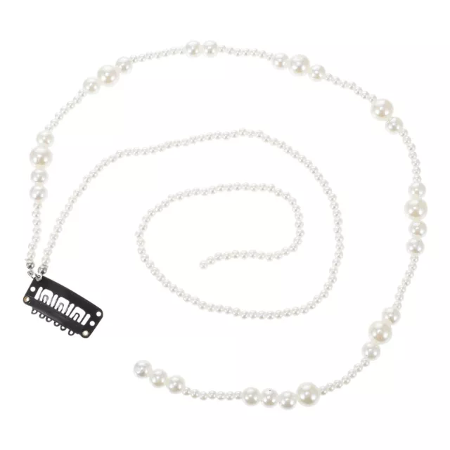 Haarschmuck Für Frauen Perlenhaarkette Haarspange Mit Perlenkette