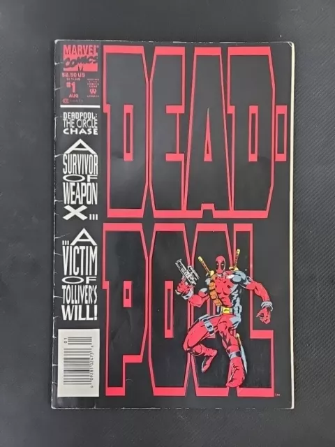 DEADPOOL #1  1ST SOLO SERIES Newsstand / Marvel Comics 1993