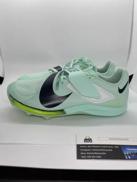 Nike Air Zoom Long Jump Elite Track Spikes Mint Foam DR9924-300 Men's Size 4.5