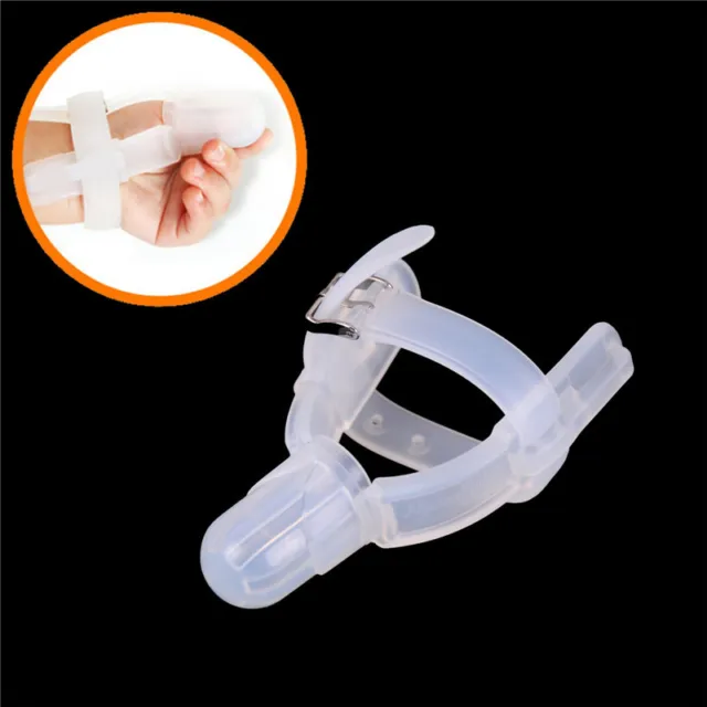 Baby Care Silicone Healthy Thumb Gloves Prevent Stop Finger Sucking TeeY_Q6