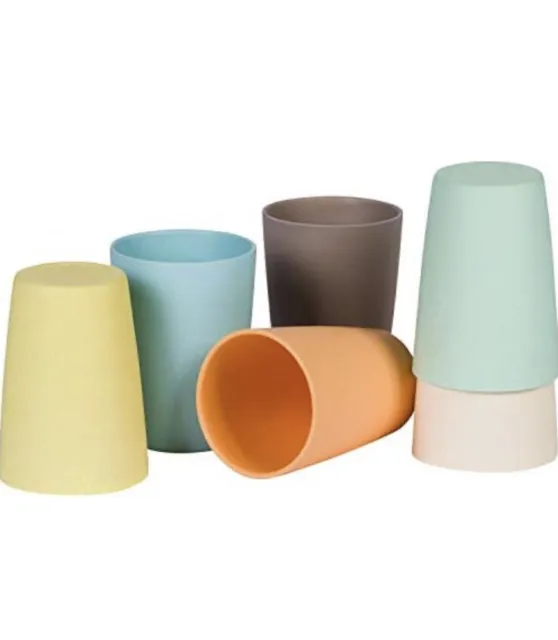 Miracle Bean X Kids Bamboo Fibre Drinking Cups (Set of 6)