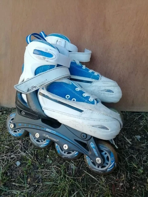 Vintage: paire de patins à roulettes réglables, modèle AS Paris