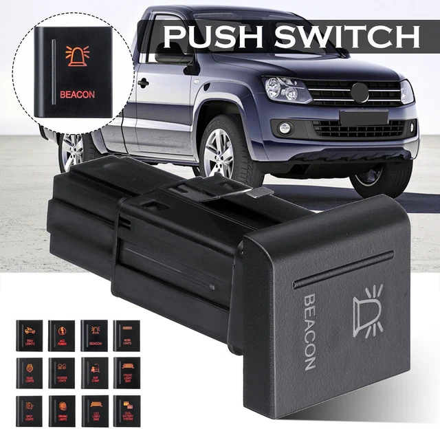 Left Push Button Switch Work Rear Spot Light Bar LED For VW Amarok Mk1 2009-2016