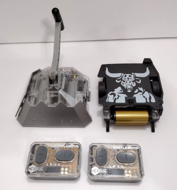 HEXBUG BATTLEBOT RIVALS MINOTAUR vs BETA Remote Control RC Robot Toys