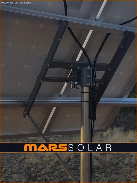 Mars Solar V2.0 Eagle Solar Panel Rack / 2" (OD) Pole Mount Fits 40W - 700W 10