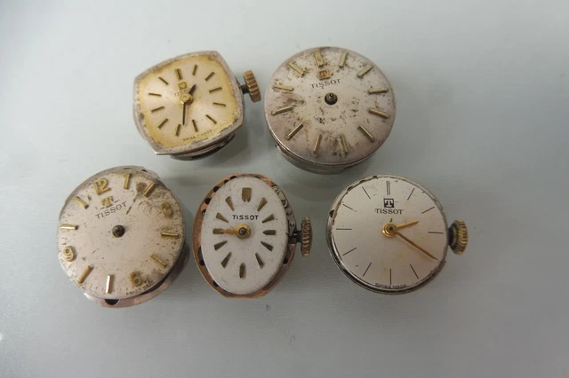 Mouvement De Montre Mécanique Tissot Vintage - Pour Pièces Ou Réparation, Balancier Libre