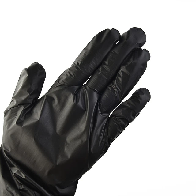 Guantes profesionales de látex negro para limpieza y uso de laboratorio (20100