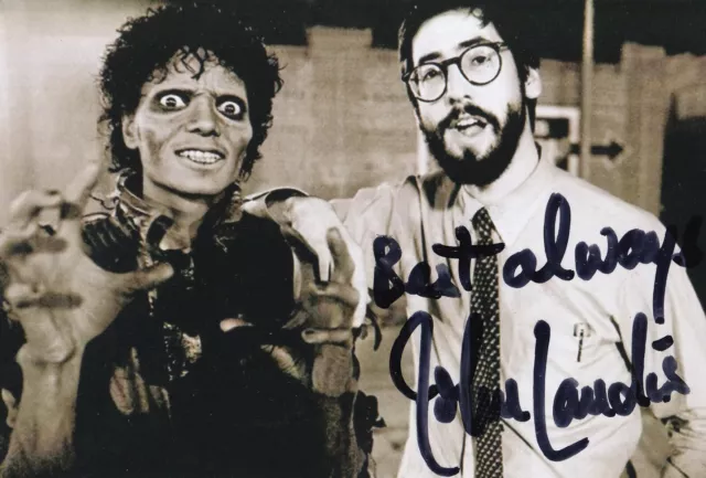 John Landis Signed Autographed 4x6 Photo Thriller Animal House Movie Director