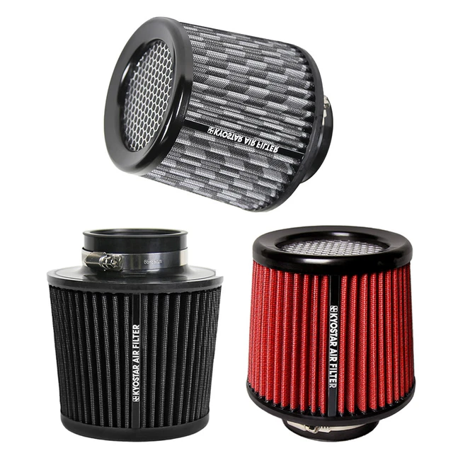 EYNDA 3" 76mm High Flow Dry Air Filter – Cold Air Intake Cone – Universal Fit