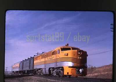 DRGW Rio Grande Alco PA1 Locomotive #6011 - Duplicate 35mm Railroad Slide