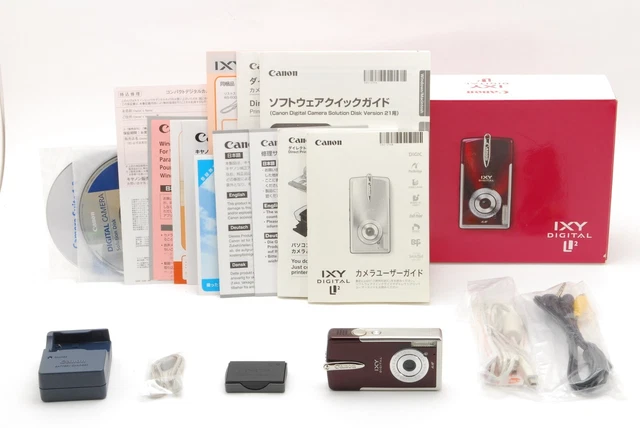 CANON CANON IXY Digital L3 Red 2.4x Compact Digital Camera