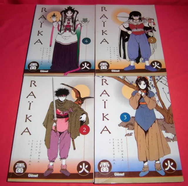 Manga Raïka 4 Tomes FR [Editions Glénat] 2 3 4 5  *JRF
