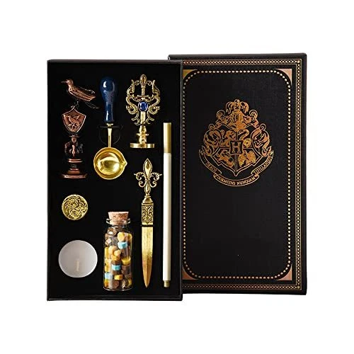 Wax Seal Stamp Gift Box Set, Wax Stamp Kit for Cards Envelopes, Gift