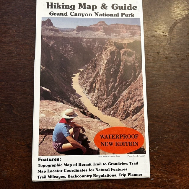 Sponsored Earthwalk Press MapsGrand Canyon National Park Hiking Map Laminated