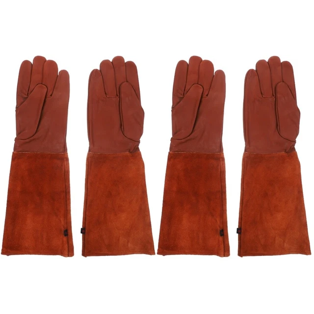 2 Pairs Puncture Proof Gloves Womens Glives Gardening Protection