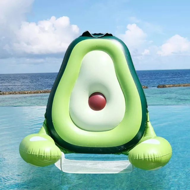 Wasserliege Avocado Wasserhängematte Luftmatratze Wasser Poolsitz Schwimmsessel