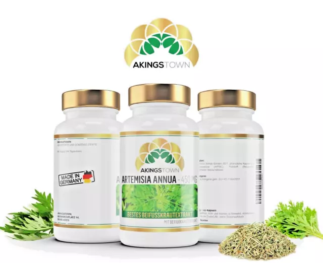 Akingstown - Artemisia Annua 125 Kapseln 450 MG - 30:1 TCM - Made in Germany