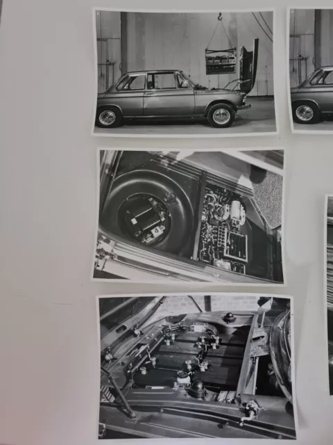 BMW 1500 Elektroauto - Konvolut Pressefotos Einzelstück- Oldtimer Sammler(AU636) 2