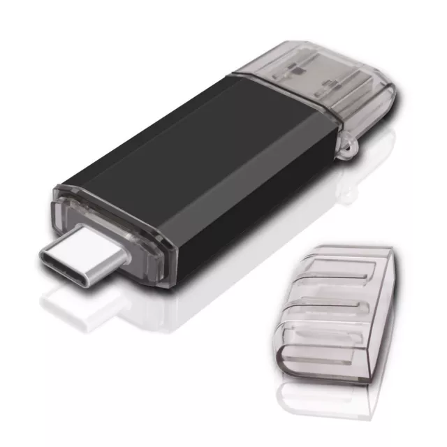 Kootion USB 3.0 32GB 64GB 128GB 256GB Metal Flash Drive Type-C/ USB Port U Drive