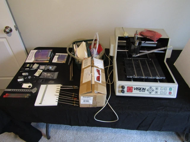 Vision Engraving & Routing System VE-810 engraver  USA LARGEST LOT ALL INCLUDED