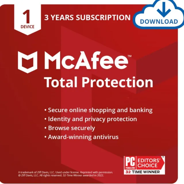 McAfee Total Protection 2024 | Antivirus Internet Security Software | Download