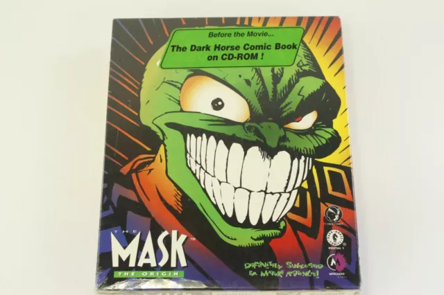 Dark Horse Comics The Mask The Origin on CD-Rom 1990s Big Box PC Sealed