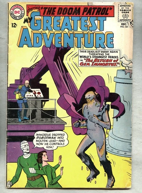 My Greatest Adventure #84-1963 vg+ Doom Patrol Bruno Premiani