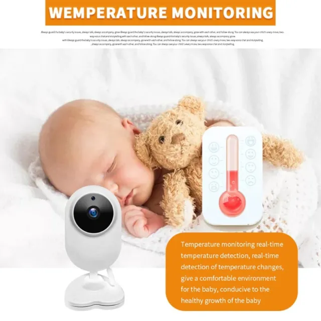 Baby monitor 1080P fotocamera wireless con due vie per cane da compagnia neonato