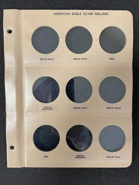 Custom Dansco Page for #8182, 2023-2025, Page 8