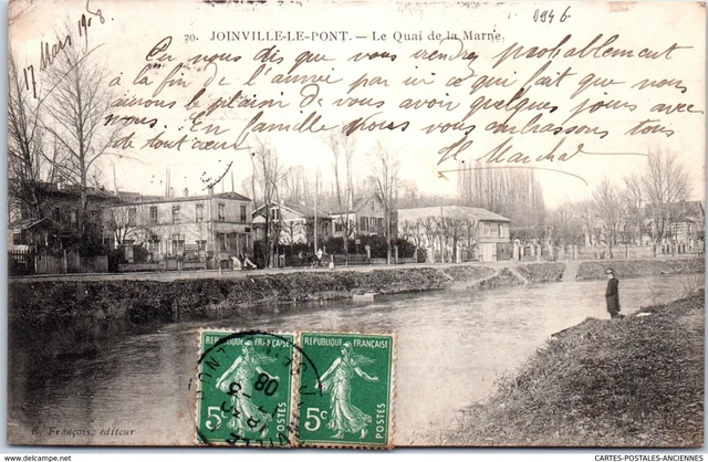 94 JOINVILLE LE PONT - le quai de la marne