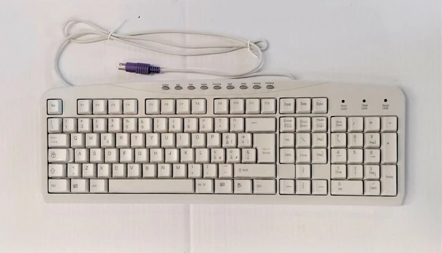 Clavier Multimédia ORTEK MCK-8000 - Connexion PS/2 - Neuf En Emballage