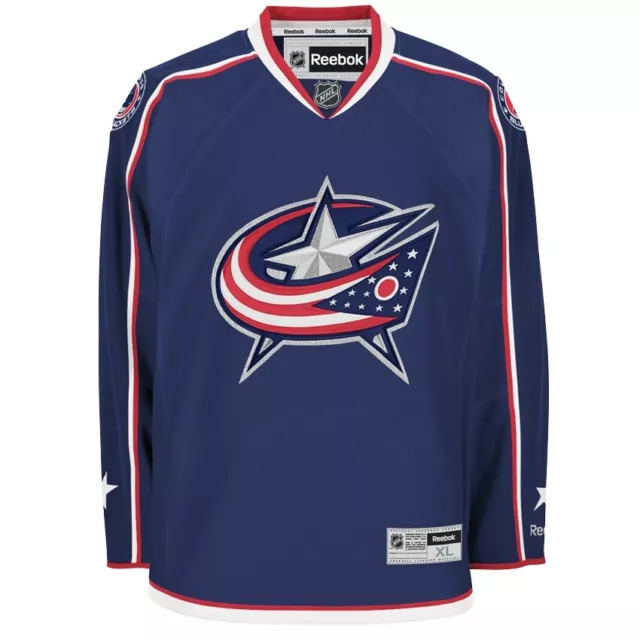 NHL Trikot Columbus Blue Jackets navy blank Premier Eishockey Jersey