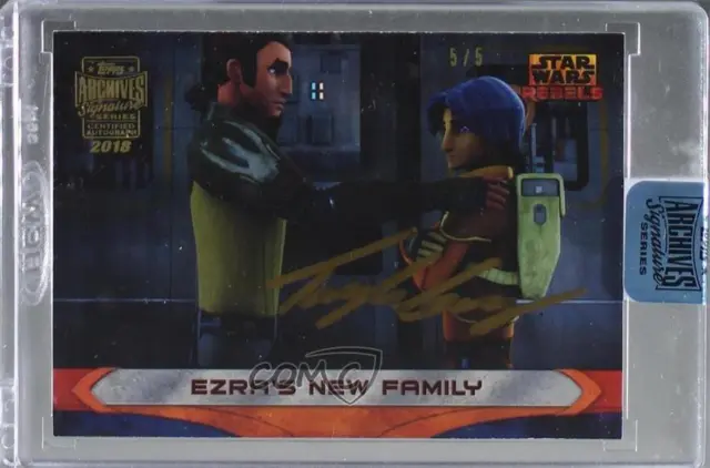 2018 Archives Star Wars Signature Series 5/5 Manufacturer Buy Back Auto 1j8
