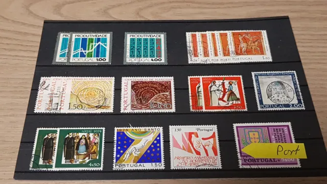 Konvolut / Lot 5 - alte Briefmarken aus Portugal