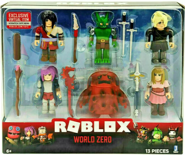 Roblox Action Collection - World Zero Six Figure Pack w/ Exclusive