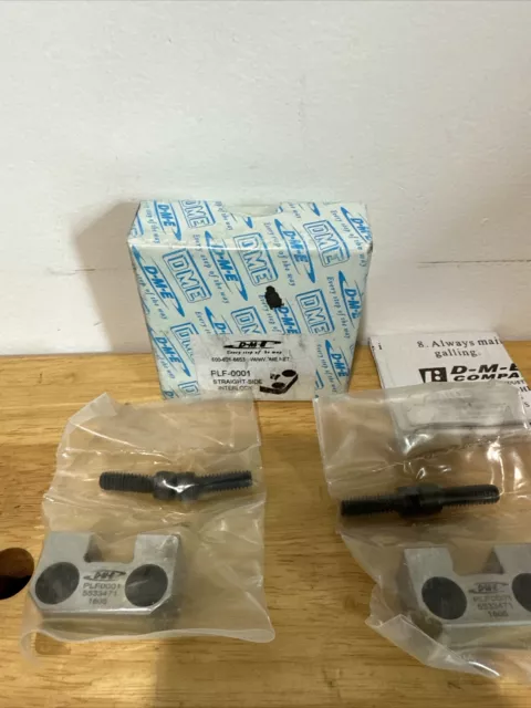 2pcs, DME PLF-0001 Straight Side Interlock Female Injection Mold Interlok
