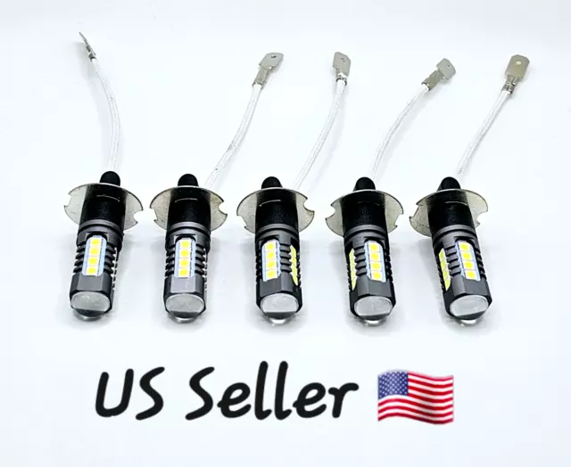 5 Super LED light bulbs for Deere skid steer roof work lights 12v 55w & 25w: USA