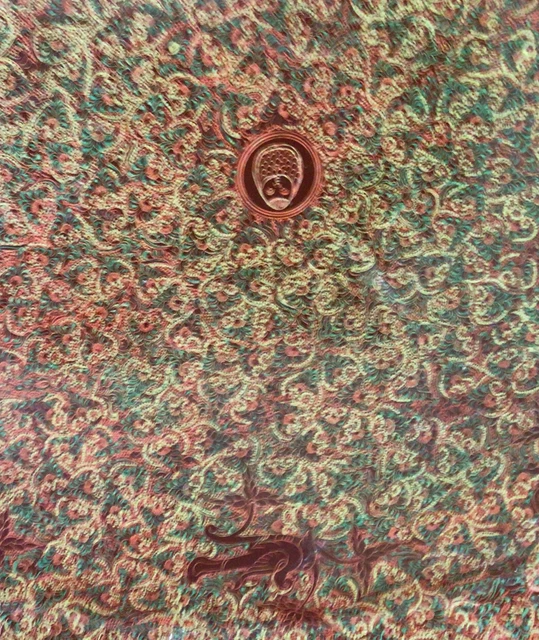 Large Burmese Lacquerware Oval Tray 2