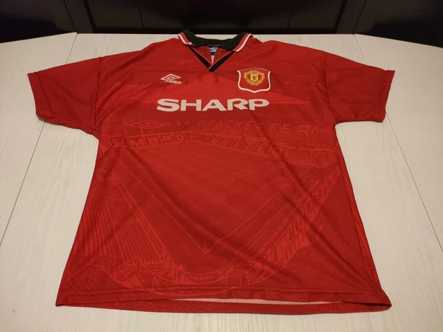 Maillot Vintage 1993/95 Manchester United Extérieur (L) Authentique