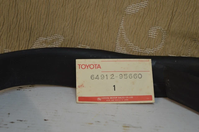 NOS GENUINE TOYOTA トヨタ Weatherstrip Rubber # 64912-95660 $56.08 ...