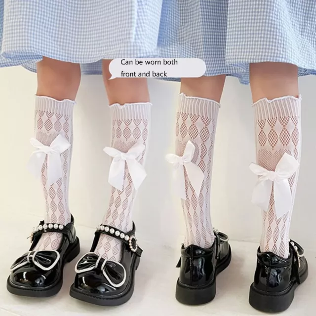 Socks Spring Girls Calf Socks Korean Style Stocking Cotton Hosiery Pile Sock